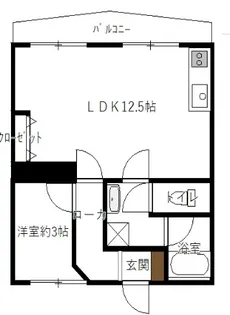 エスタス川口【2階】の間取り