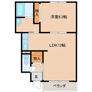 パストラルキノシタII【1階】の間取り