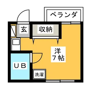 大嶋コーポ【3階】の間取り