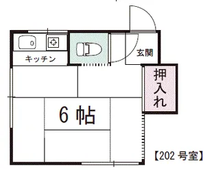 ハウス華【2階】の間取り