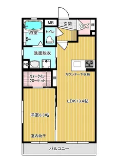 クロックトラッド【5階】の間取り