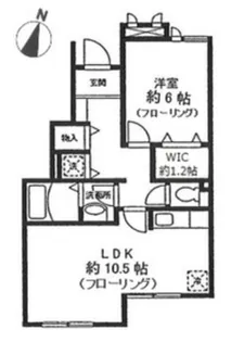 パーシモンコート【2階】の間取り