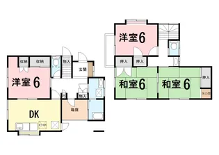 埼玉県桶川市坂田西3【一戸建】の間取り