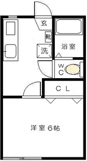 コーポ飯田【1階】の間取り
