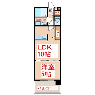 Ahkuty東谷山 II【7階】の間取り