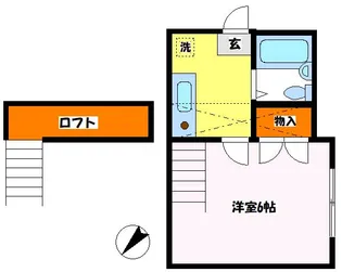 ジュネパレスコスモ【1階】の間取り