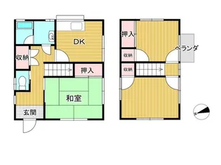 千葉県市川市本北方2【一戸建】の間取り