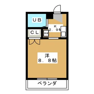 アメニティマルイ【2階】の間取り