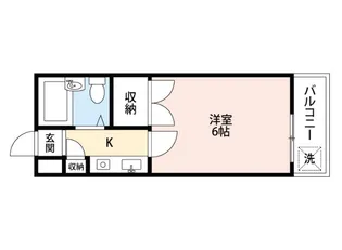 ベルシャトー【3階】の間取り