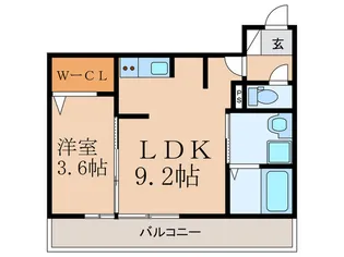 福岡県北九州市八幡西区折尾5【アパート】の間取り