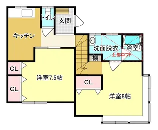サニープレイスの間取り