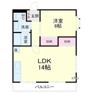 コーポカレリア【2階】の間取り