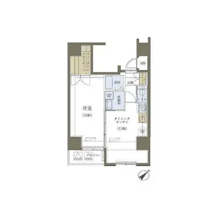 東京都千代田区神田富山町【マンション】の間取り