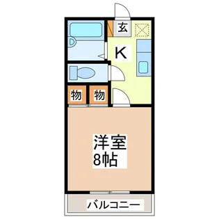 メゾン北町【1階】の間取り