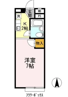 東京都豊島区高松3【アパート】の間取り
