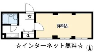 上賀茂松柏【1階】の間取り