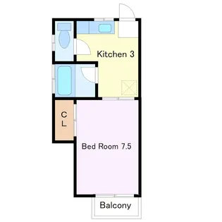 メゾン池田C棟【1階】の間取り