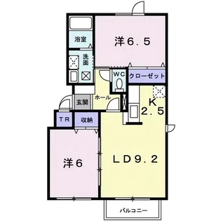 ホークフェザー19【2階】の間取り