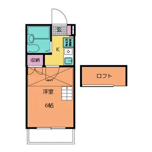 ビバリーシャロン【1階】の間取り