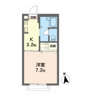 シャーメゾン詩歌の森 A【2階】の間取り
