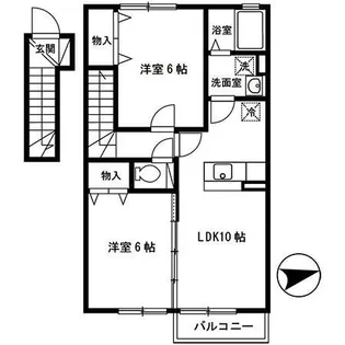 メゾン アマーレ【2階】の間取り