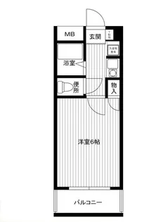 福岡県福岡市中央区鳥飼3【マンション】の間取り