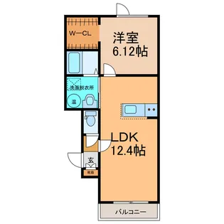 プラシードIV【2階】の間取り