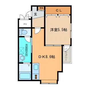 シティ根元【2階】の間取り