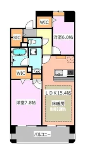 東京都足立区新田3【マンション】の間取り