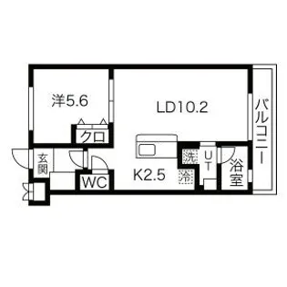 しまかげビル【4階】の間取り