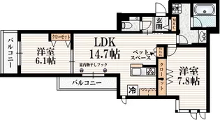 東京都練馬区豊玉南1【マンション】の間取り