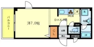 Primo鳳【3階】の間取り