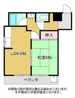 グリーンプラザ春日【1階】の間取り