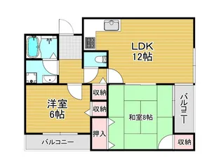 サウスパイン【5階】の間取り