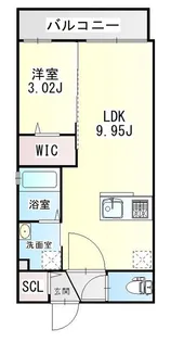 フォルモサ美野島【2階】の間取り