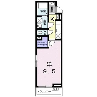 バンブーII【2階】の間取り