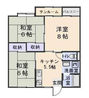 ファミリー8【2階】の間取り