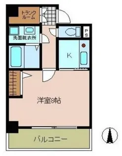 ヌーベルひらいち【6階】の間取り