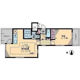 イーストポイント中野【2階】の間取り