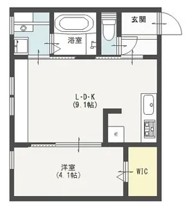 Maison de H(メゾンドアッシュ)【1階】の間取り