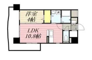 el coco 六ツ角【6階】の間取り