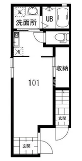 ライフ目黒【1階】の間取り