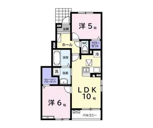 コンフォート アークA【1階】の間取り