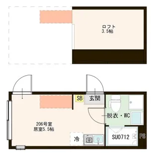 (仮称)栗原三丁目2 Designer AVAND【2階】の間取り