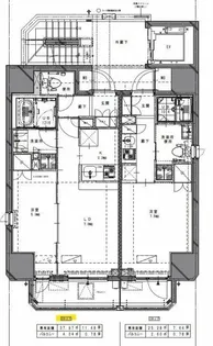 ベルジューレ神保町【4階】の間取り