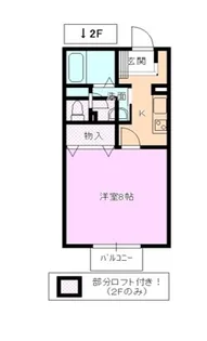パインブリッジ稲里C棟【2階】の間取り