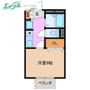 FIORE(フィオーレ)【2階】の間取り