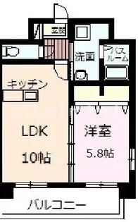 熊本県熊本市中央区白山1【マンション】の間取り