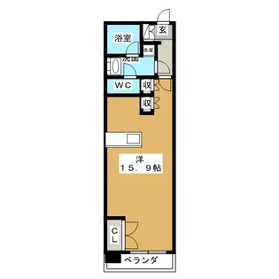 ロイヤルパークス千種【3階】の間取り