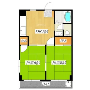 山野ビル【2階】の間取り